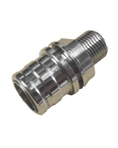 Quick Release Shut-Off Coupling With 1/2" Male Thread