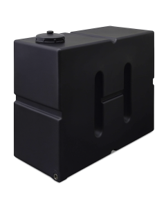 650 Litre Upright Tank BLACK c/w 8" CVS