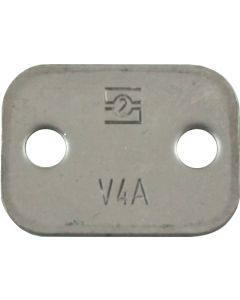 STAINLESS STEEL TOP PLATE FOR 20, 22 & 25 mm OD PIPE