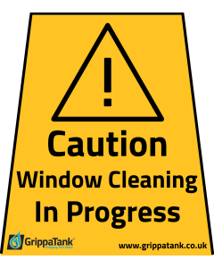 "Window Cleaning in Progress" Vinyl Stickers