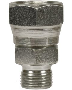 FEMALE TO MALE STAINLESS STEEL SWIVEL ADAPTOR-1/4"F to 1/4"M