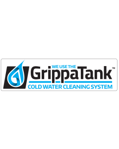 "Van Sticker - ""We Use The GrippaTank Cold Water System"" "