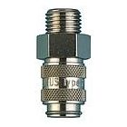 Double Valved Female Stop to Male 1/4" Screw - EZ-Snap™ Type