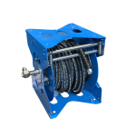 GrippaReel V2 - Blue Electric & Manual High Pressure Steel Water Reel