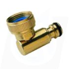 Brass Swivel Elbow - 1/2" QR fitting (input side of hose reel)