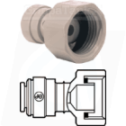 "3/8"" x 3/4 bsp FEMALE ADAPTOR"