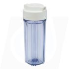 10"  FILTER HOUSING WHITE - 3/8" QUICK CONNECT PORTS