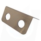 2 Port (PR26) Stainless Steel Bumper Underport Plate