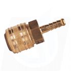 GrippaHOSE PRO 26 Double Valved End Coupling to 6mm Hose Barb