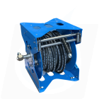 GrippaReel V2 - Blue Electric & Manual High Pressure Steel Water Reel