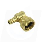 Brass Swivel Elbow - 1/2" PRO 26 fitting (input side of hose reel)