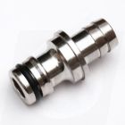 Quick Release Metal Hose Plug with ½" Hose Barb